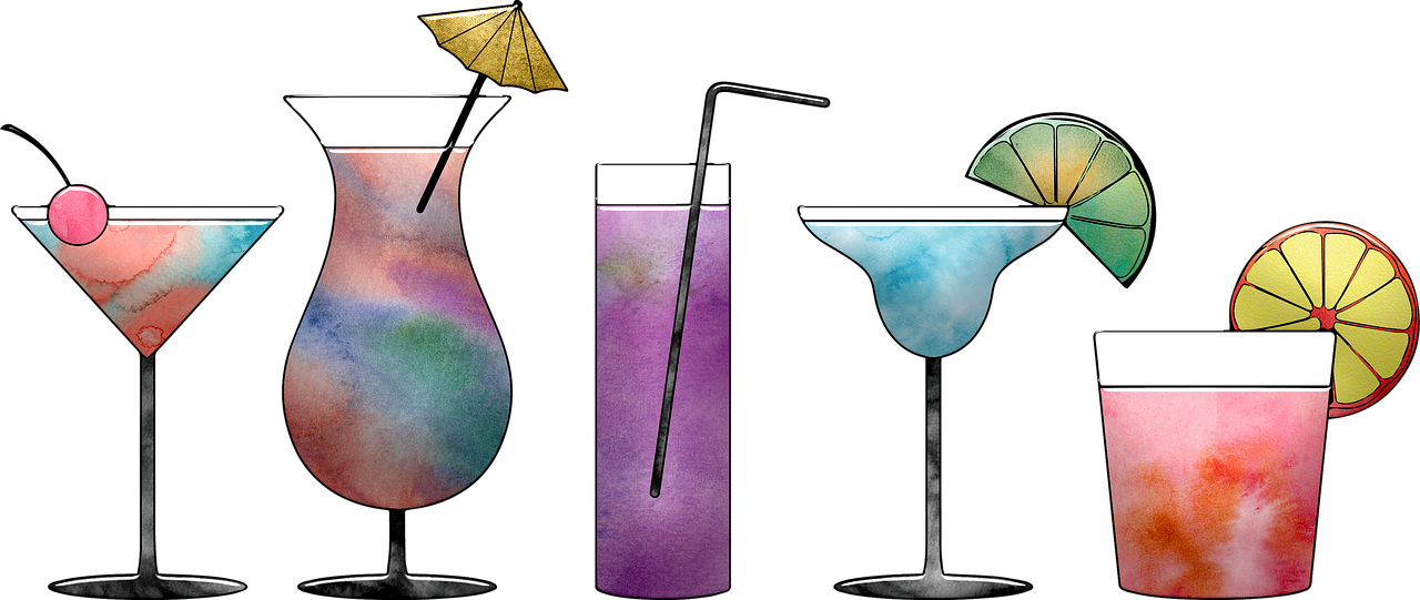 5 colourful cocktails
